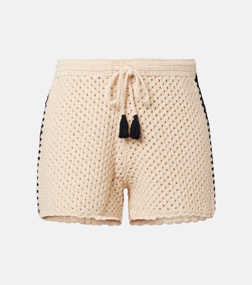The Upside Luminary Hali crochet cotton shorts