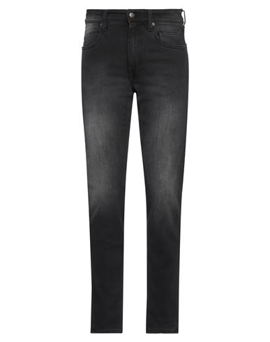 Man Jeans Black Size 30 Cotton, Elastane