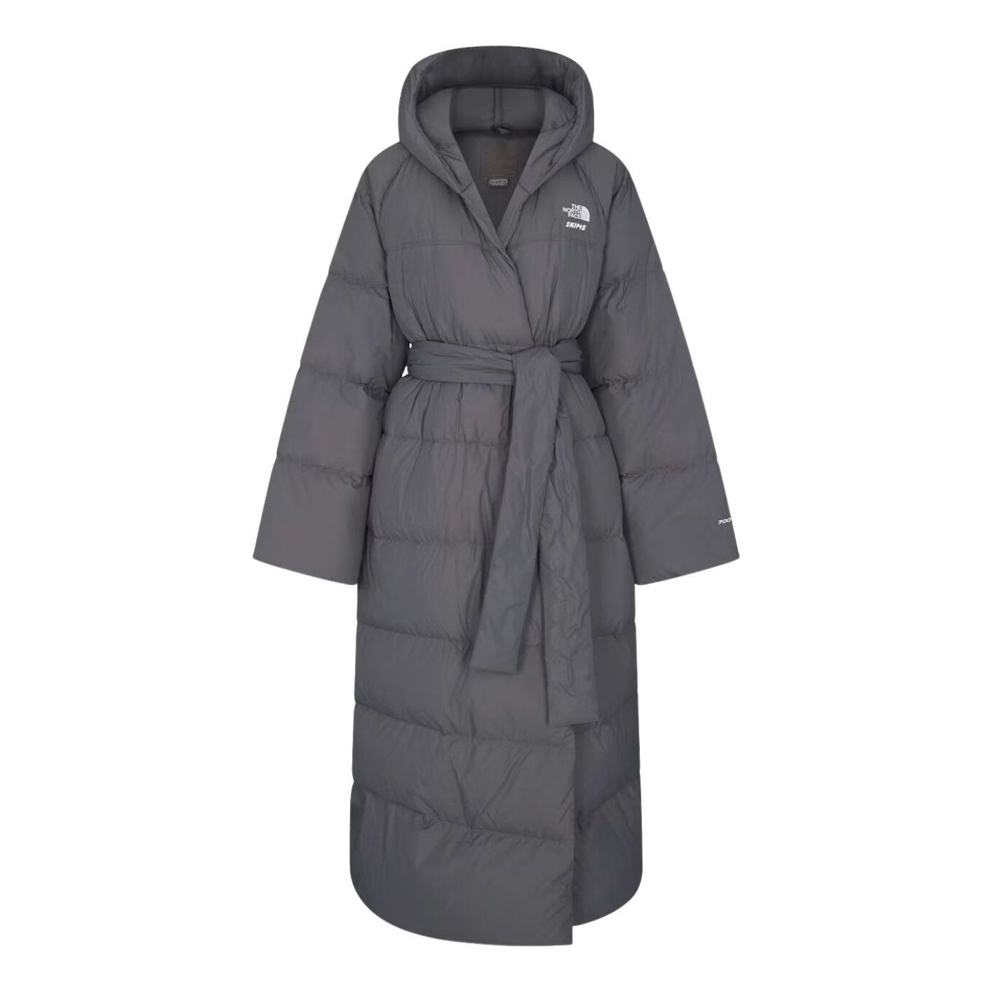 (WMNS) x SKIMS FW25 Nuptse Wrap Parka 'Gunmetal'