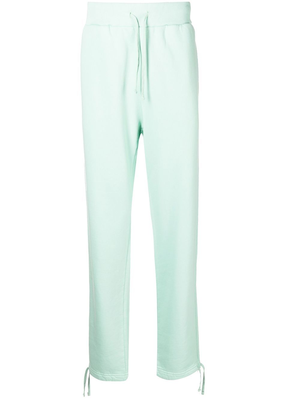 Drawstring-waist track pants - Green
