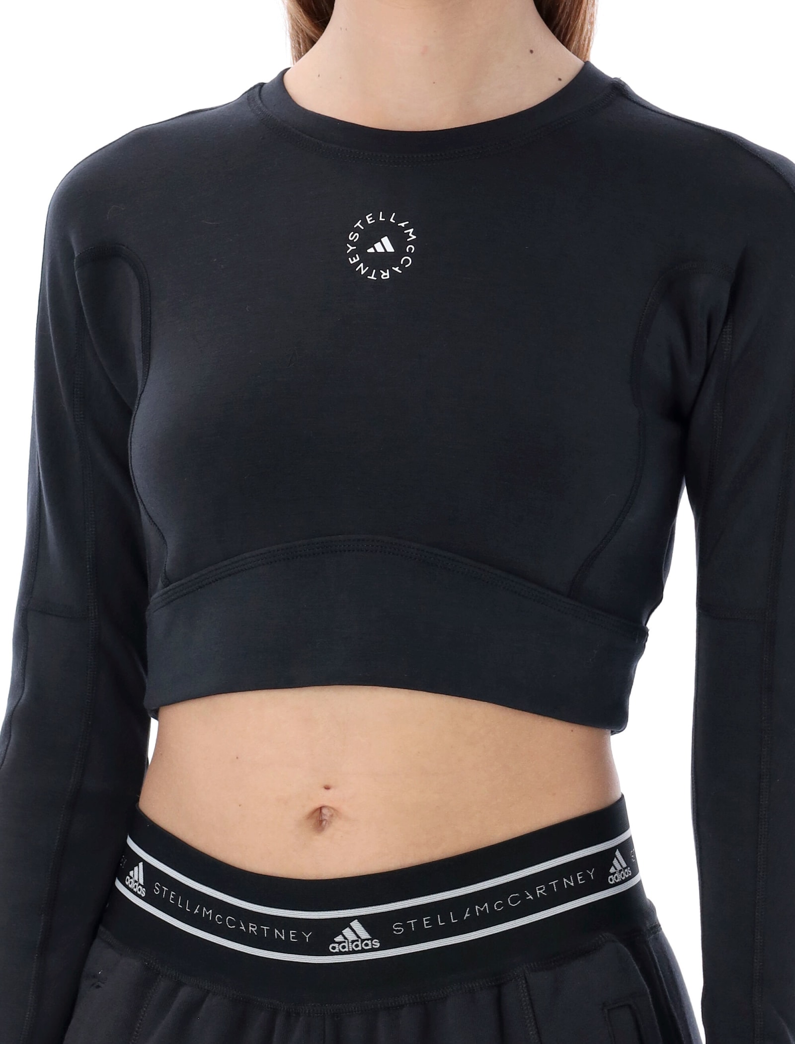 L/s Cropped Active Top