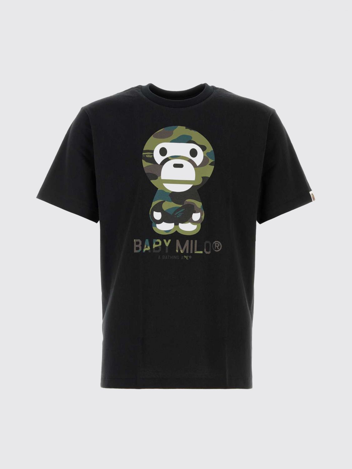 Cotton T-Shirt with Front Graphic Logo Print
