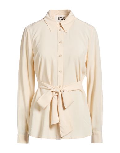 Woman Shirt Beige Size 2 Viscose