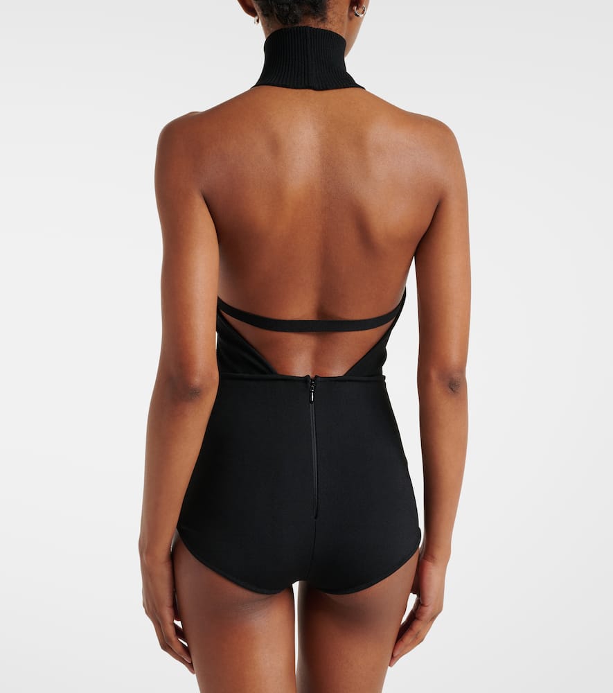 Apogeo knitted turtleneck bodysuit