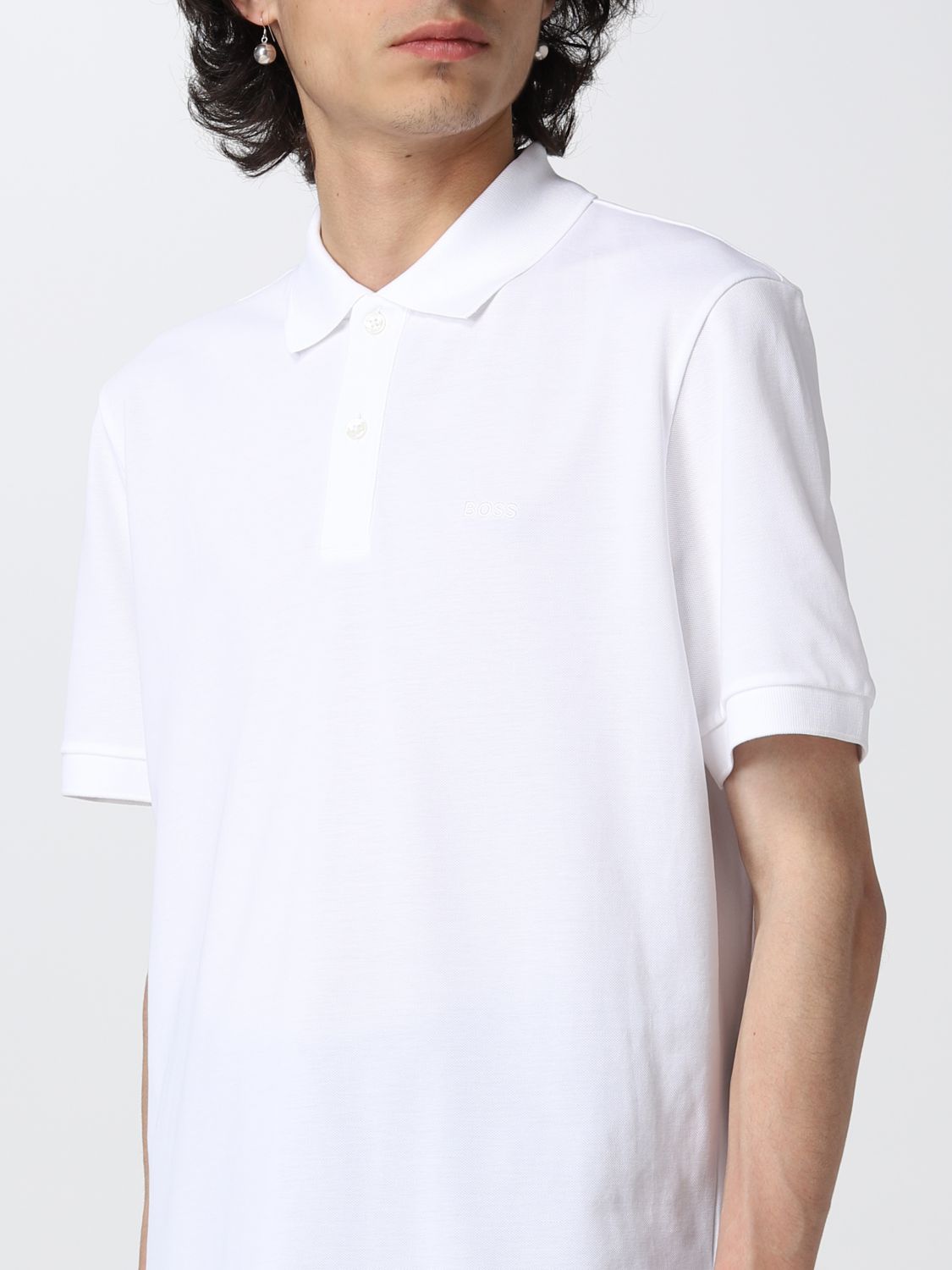 Polo Shirt Men colour White