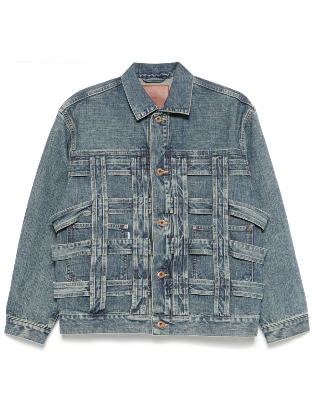 Basket-weave jacket - Blue