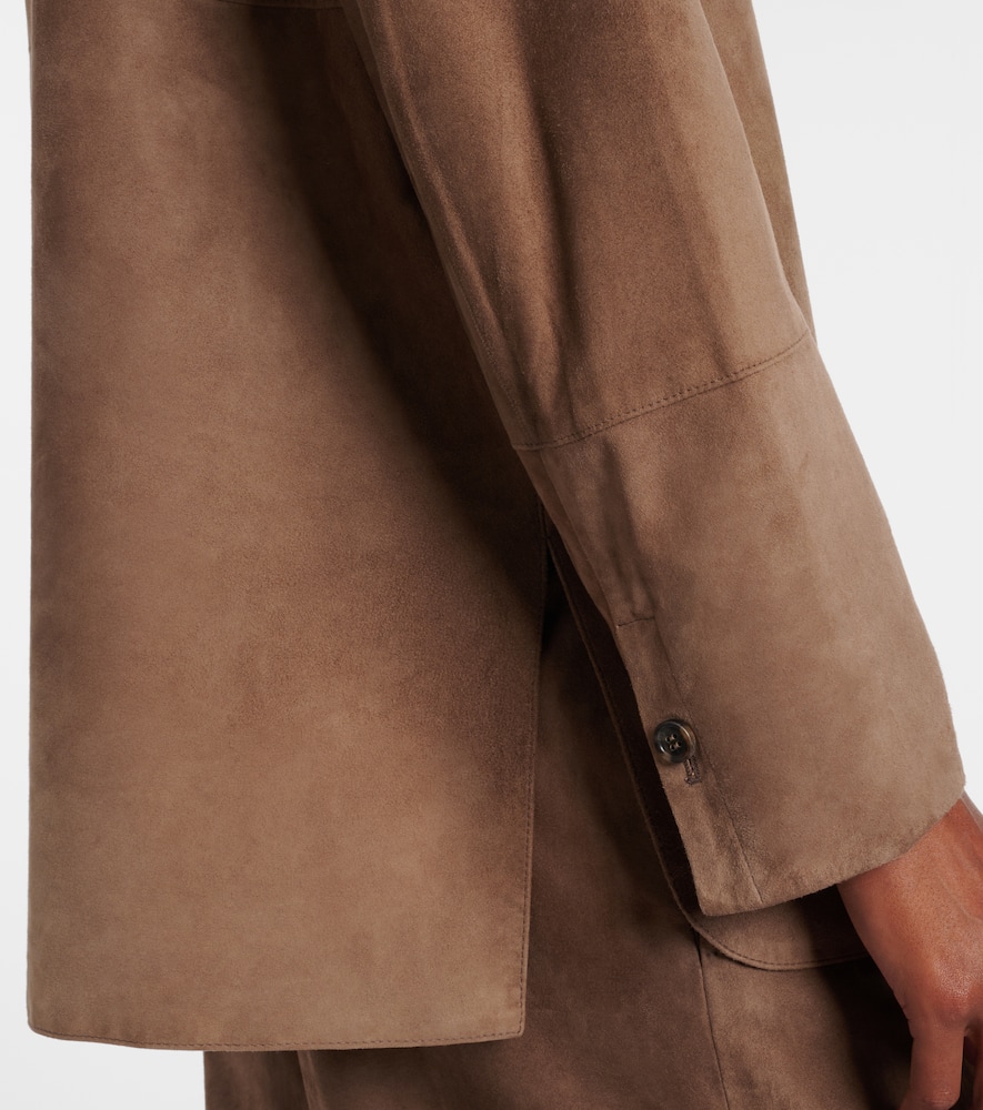 Estate suede overshirt