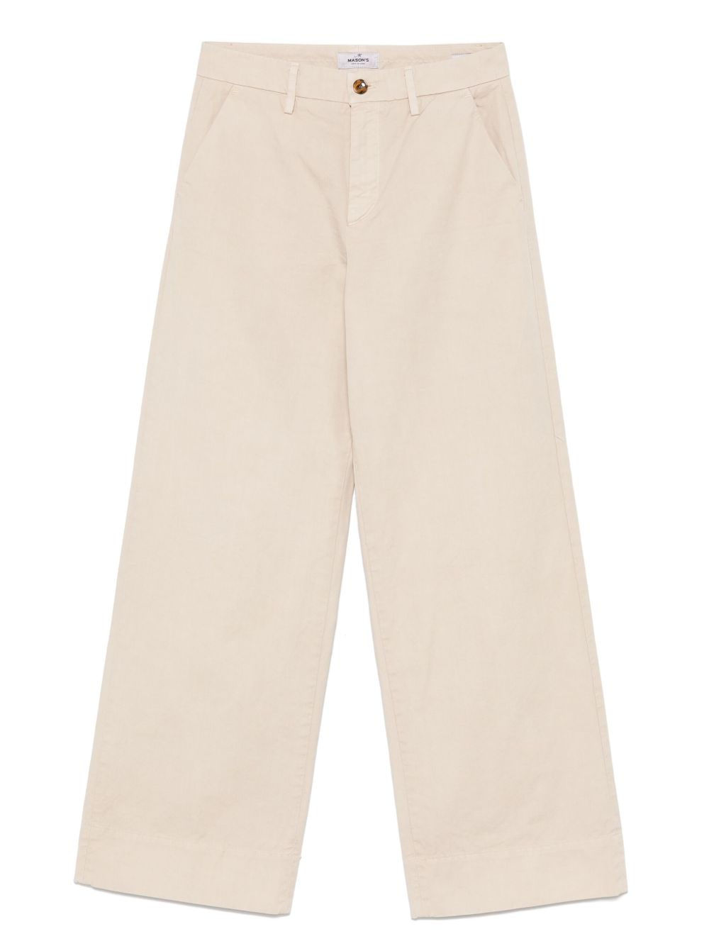 Mason's gabardine trousers - Neutrals