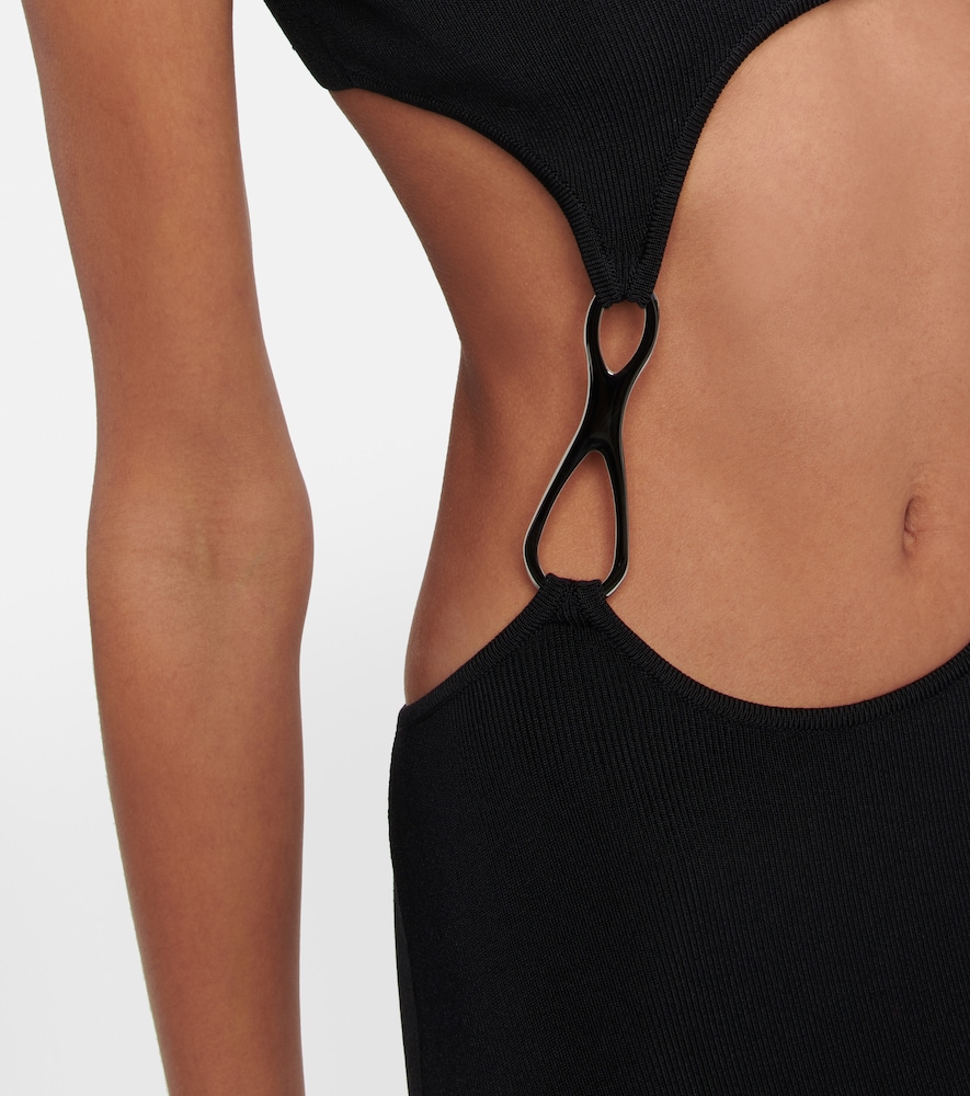 Aya Muse Heri cutout knit maxi dress