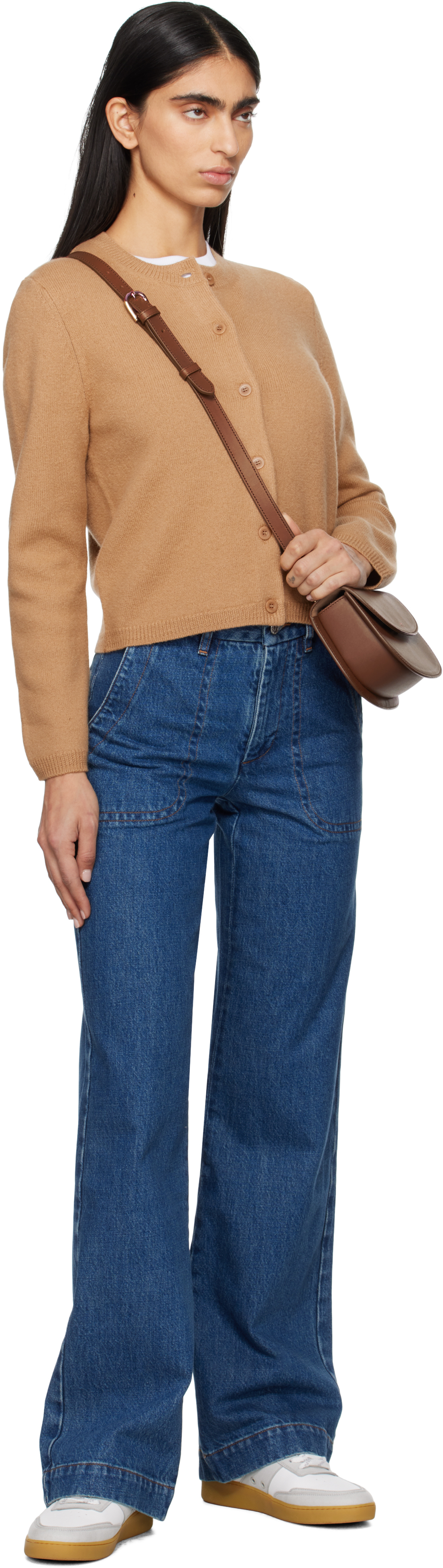 A. P.C. Brown Genève Mini Bag