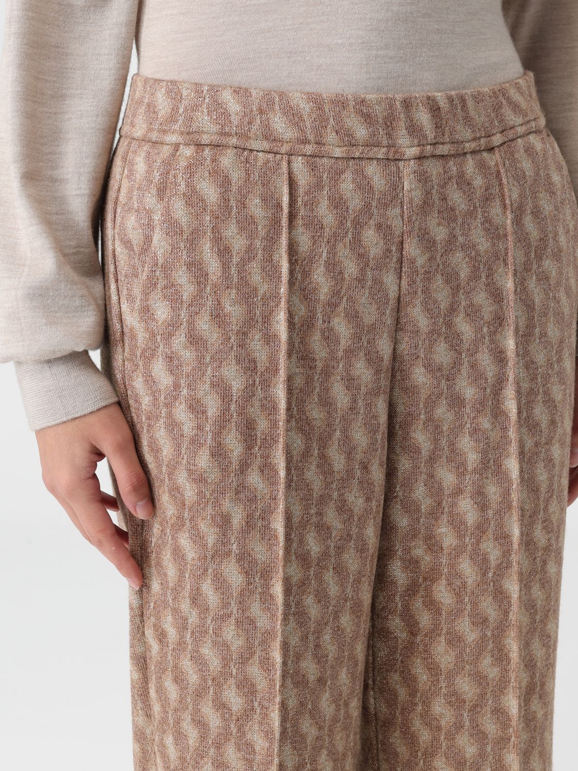 Pants Woman color Beige