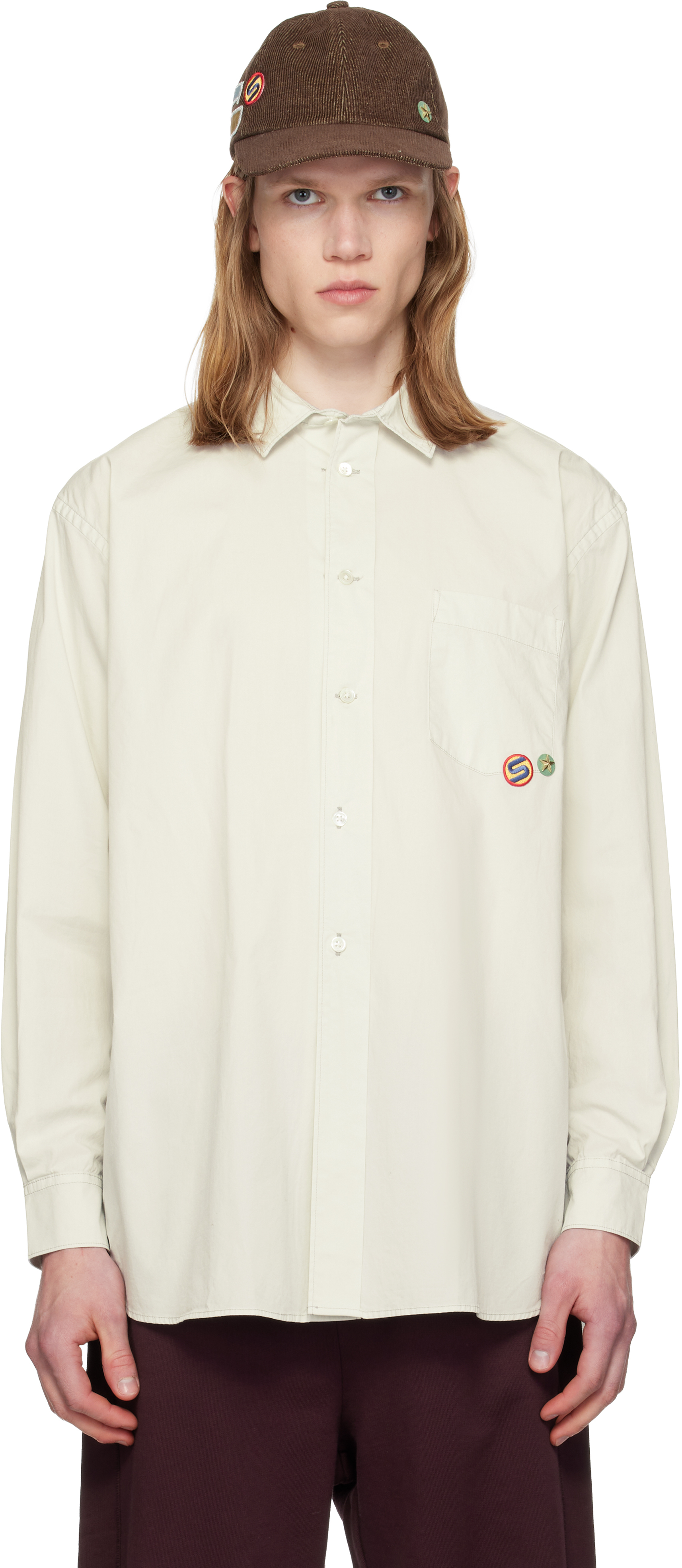 Off-White Overdyed Poplin Shirt