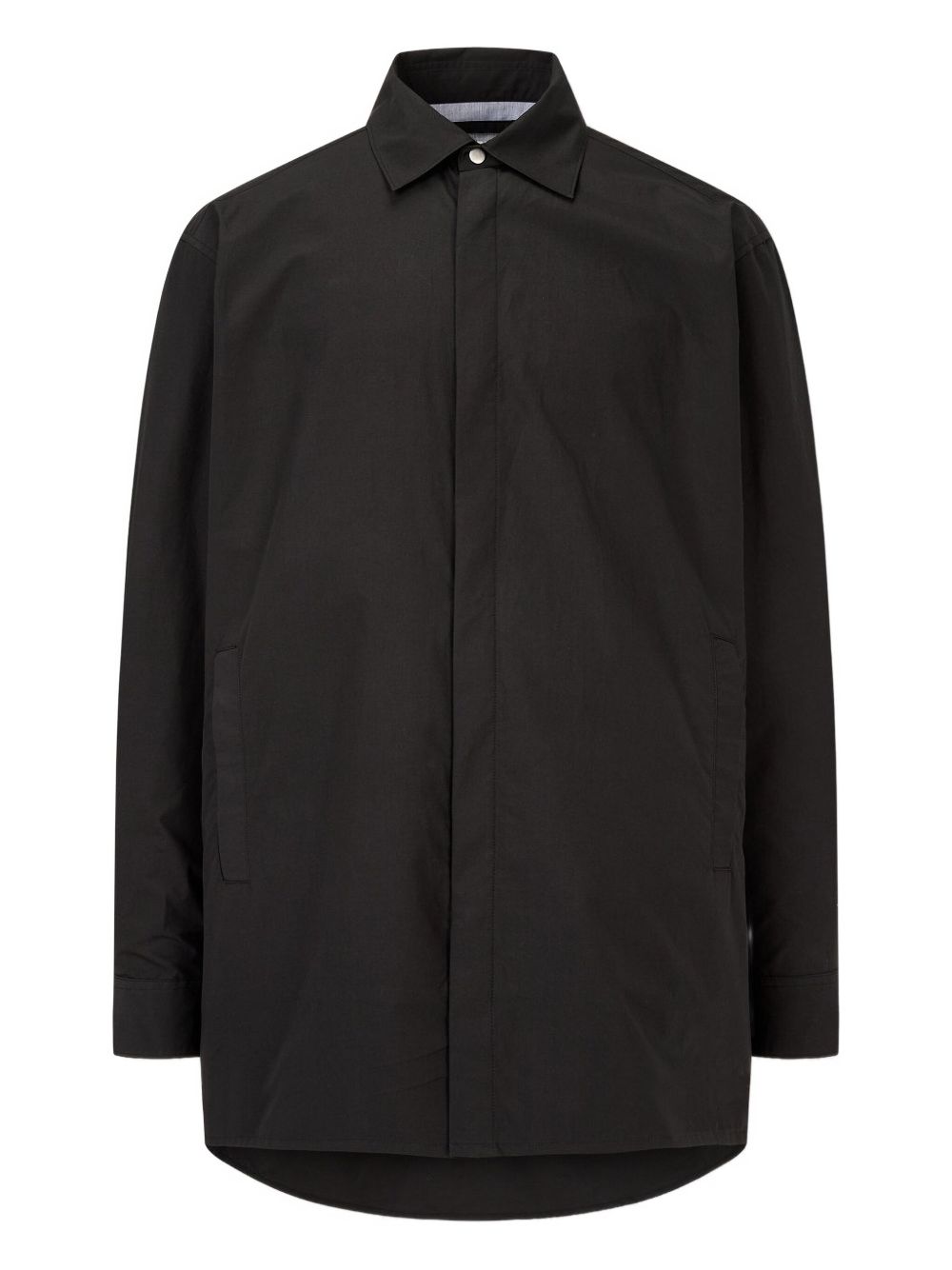 Cotton overshirt - Black