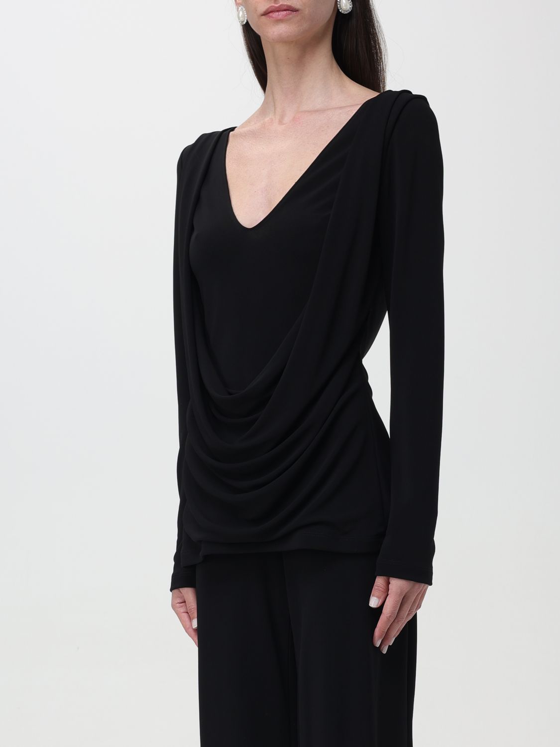 Top Woman color Black