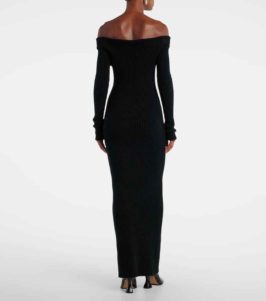 Wool and cashmere-blend maxi dress