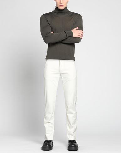 Barmas Man Pants White Size 32 Cotton, Elastane