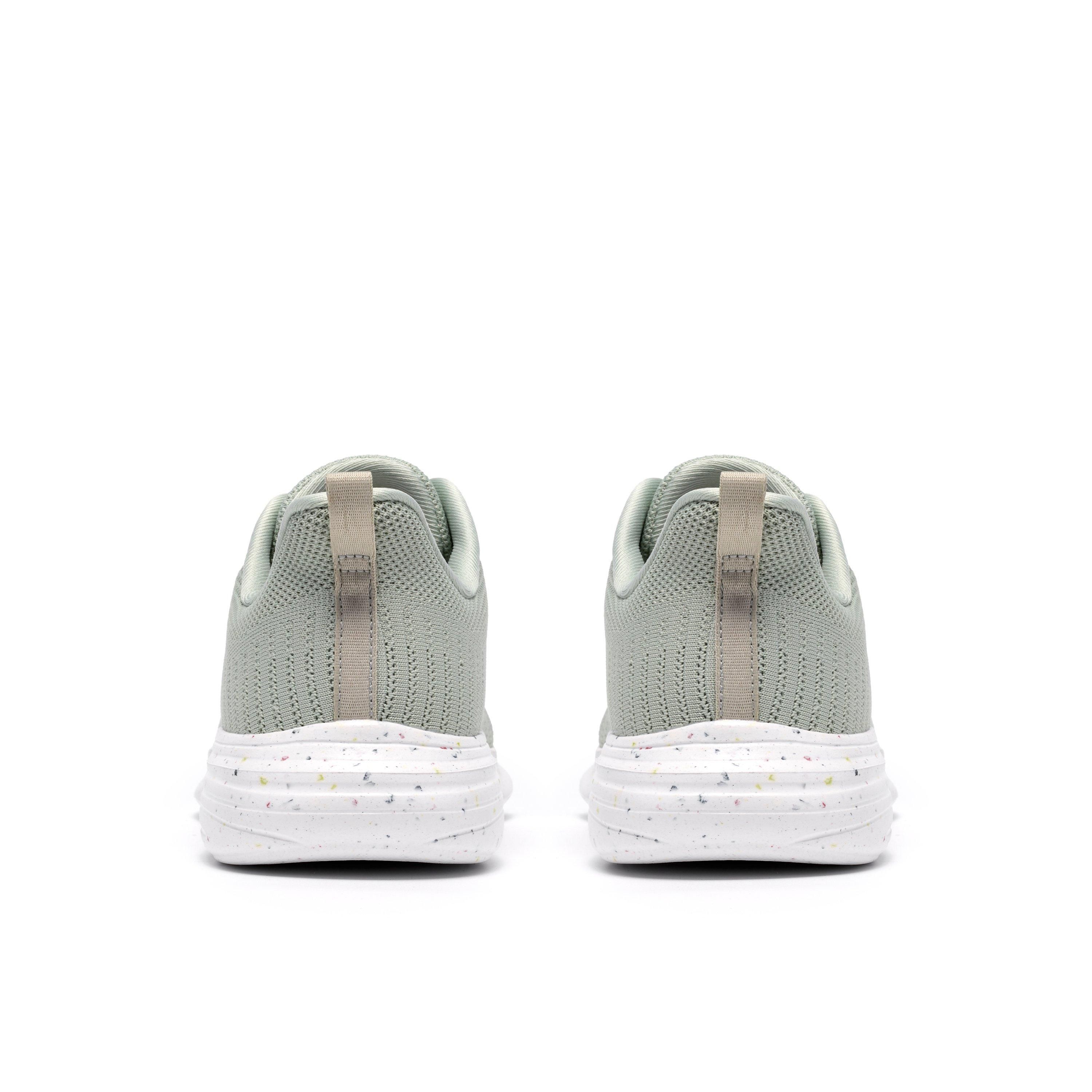 Clarks Izza Knit Olive Knit Trainers In Green