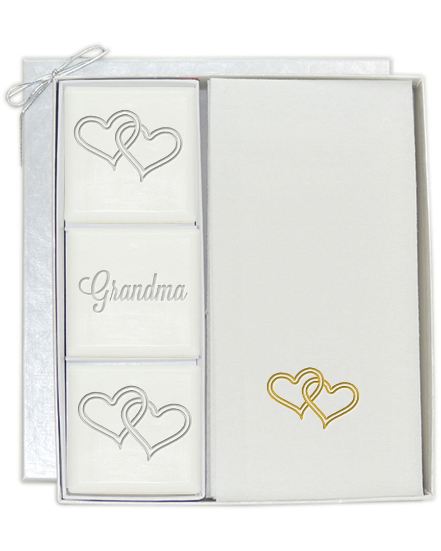 Double Hearts For Grandma Soap And Towel Set