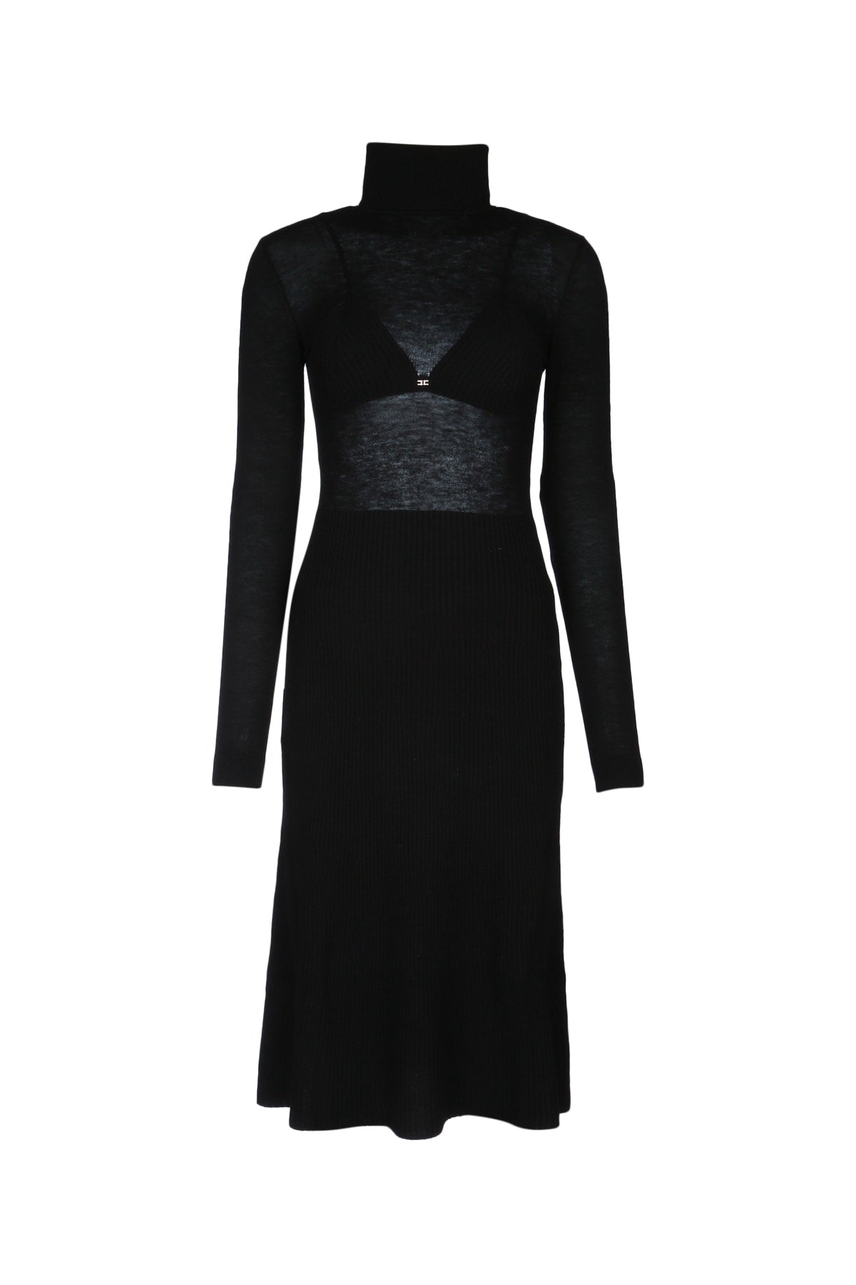 Midi Dress — Black