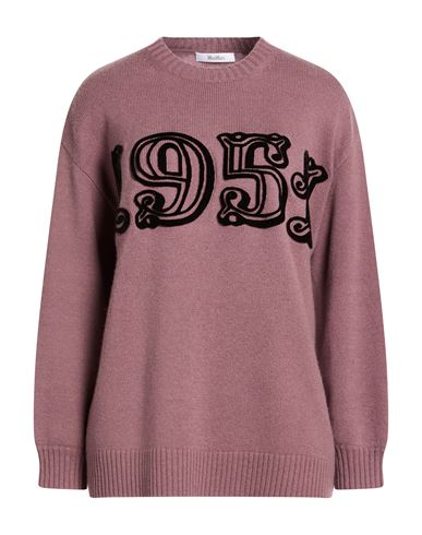 Woman Sweater Mauve Size S Wool, Cashmere
