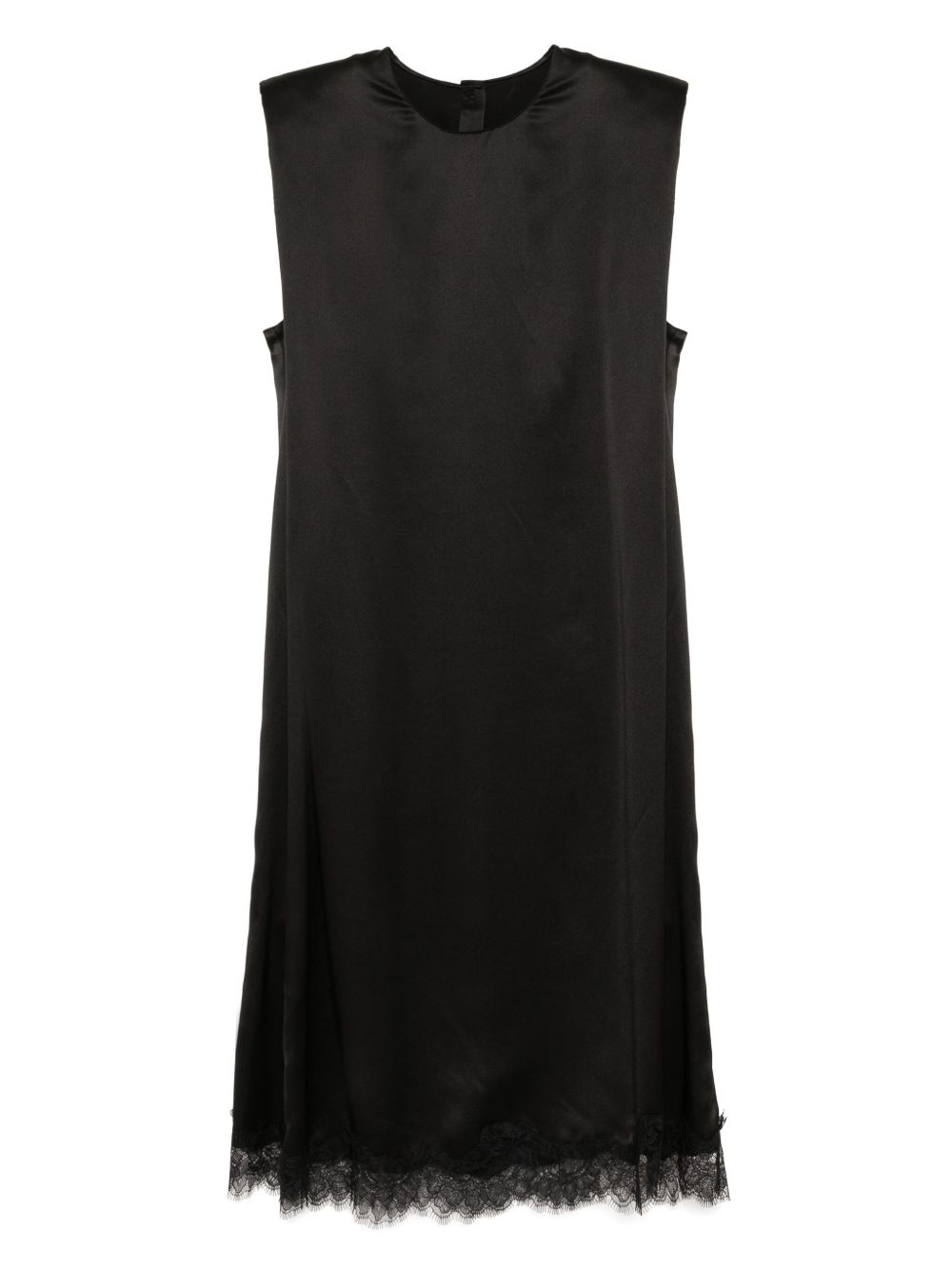 JNBY lace-trim sleeveless dress - Black