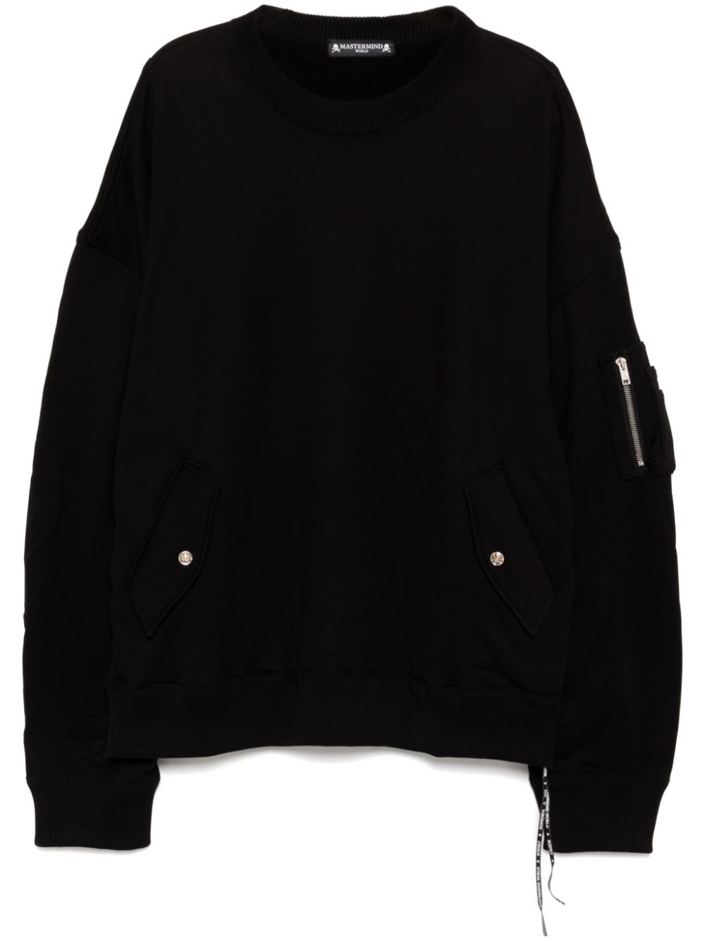 Crew-neck sweatshirt - Black