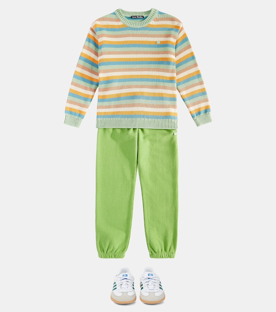 Acne Studios Kids Striped cotton sweater