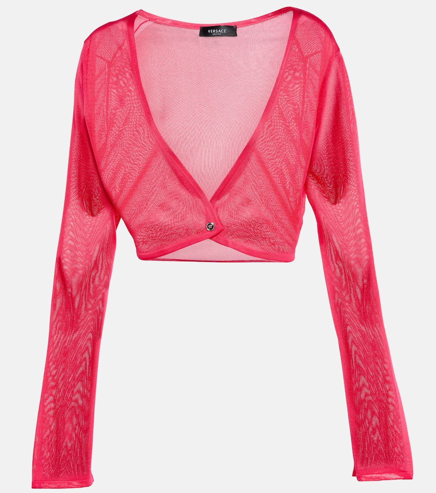 Medusa crop cardigan