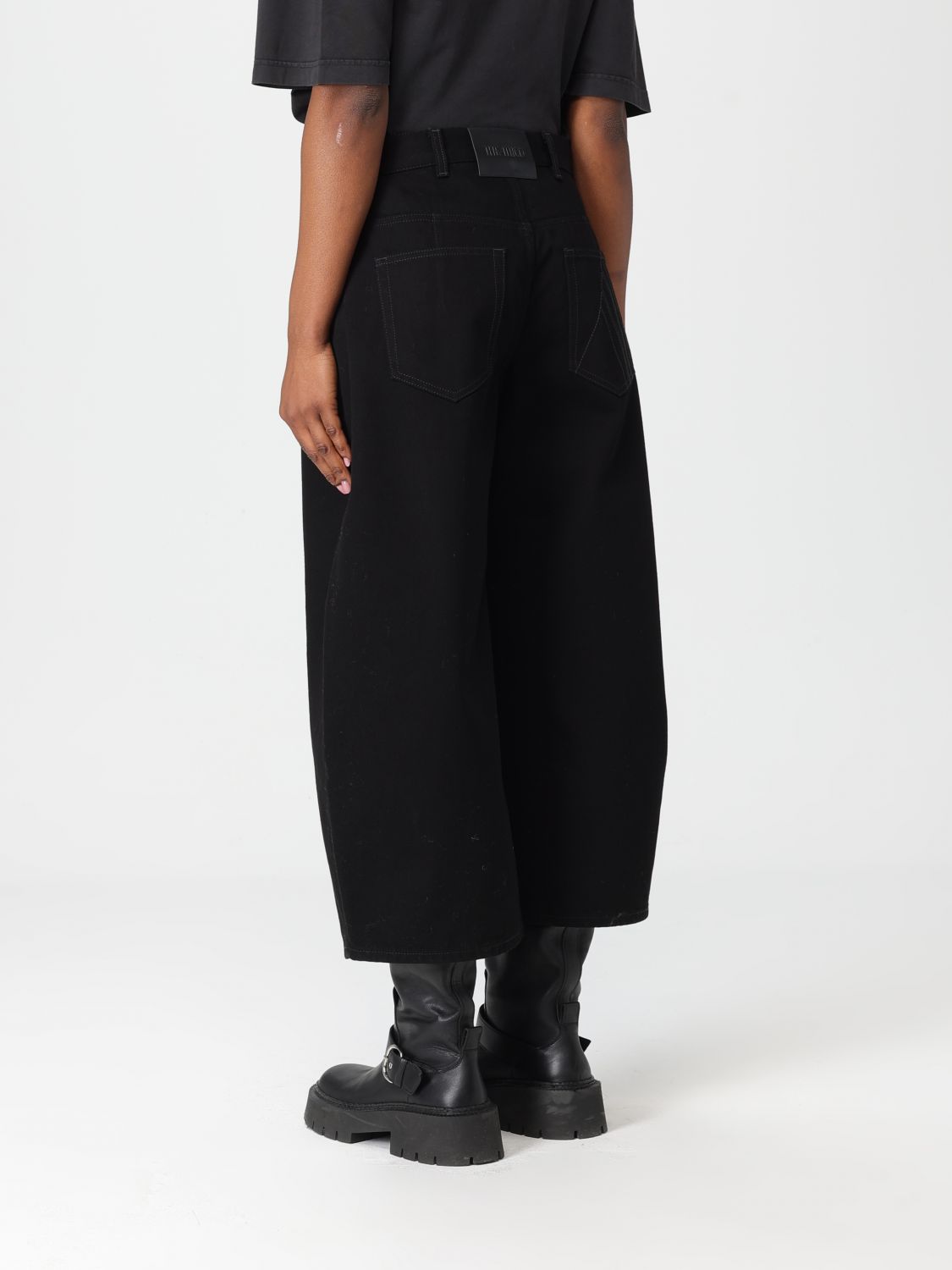 Jeans Woman color Black