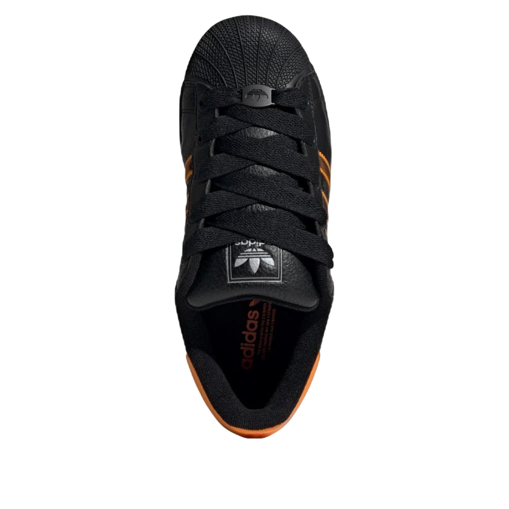 (WMNS) Superstar II Shoes 'Core Black Crew Orange Semi Impact Orange'