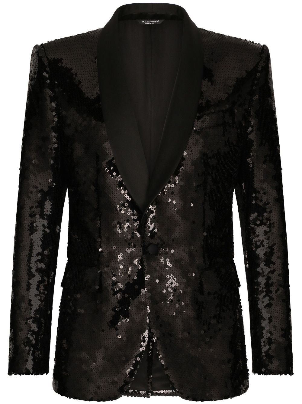 Sequin-embellished suit - Black