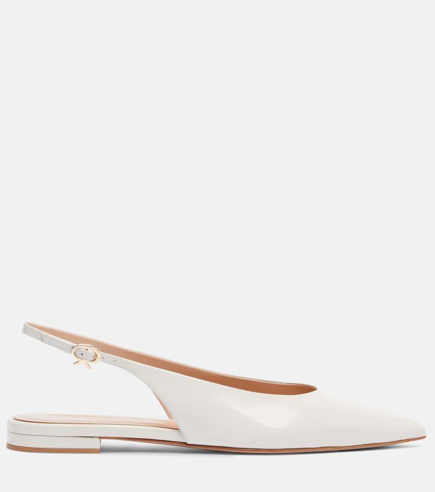Robbie patent leather slingback flats