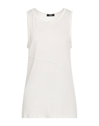 Woman Tank top White Size S Cotton