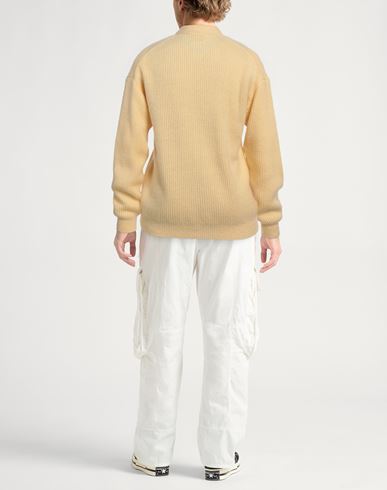 Drôle De Monsieur Man Cardigan Pastel yellow Size S Acrylic, Polyamide, Mohair wool