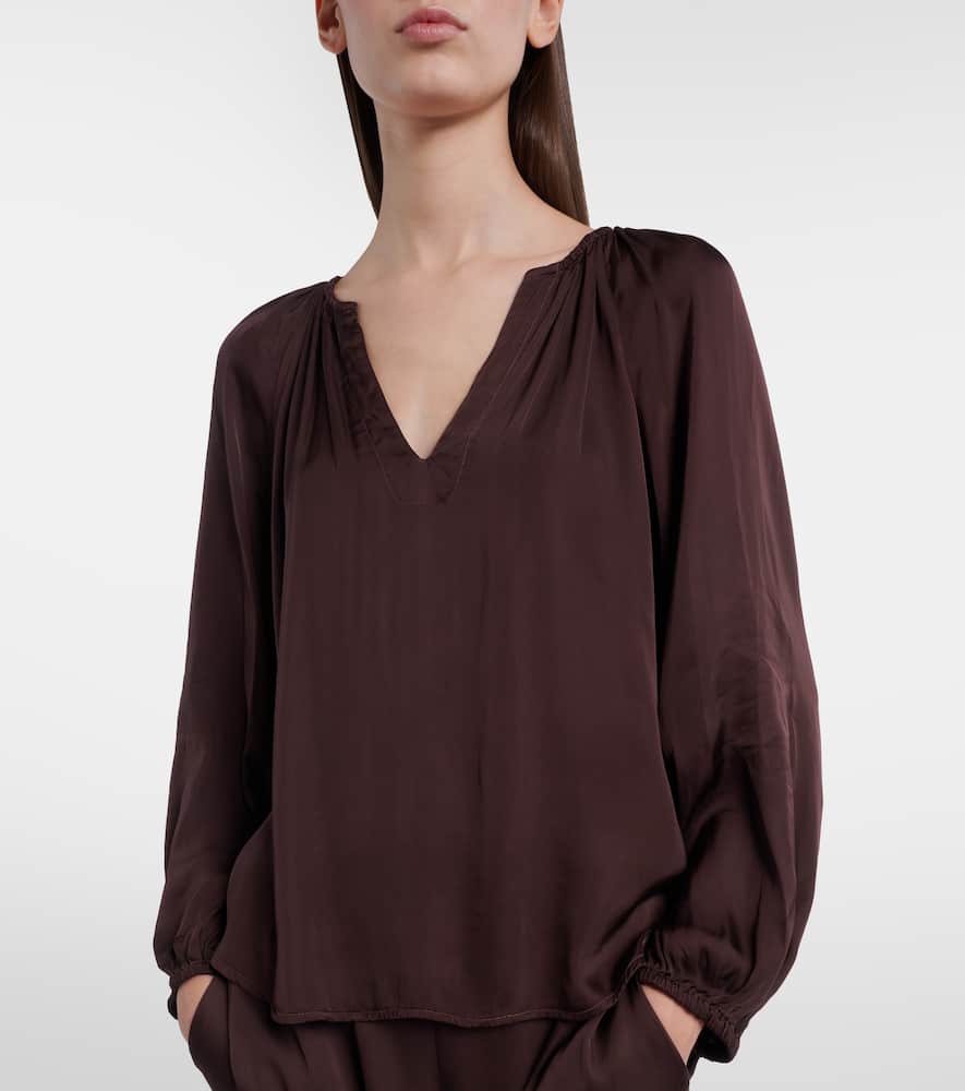 Lyla satin blouse