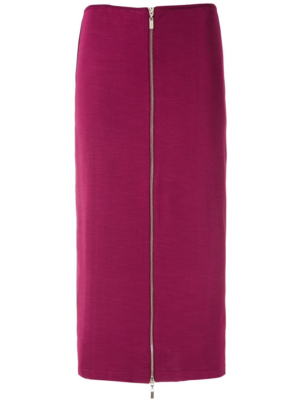 Olympiah front zip straight skirt - Pink