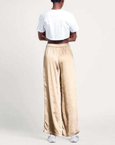 Woman Pants Sand Size S Polyester