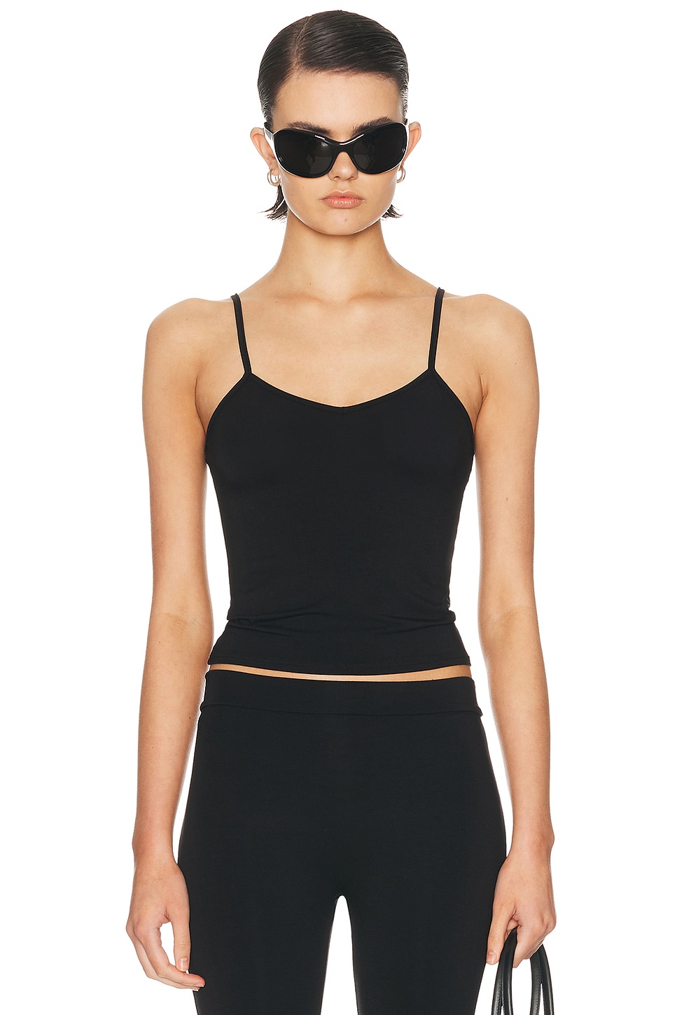 KYE Cami Top in Black - Black. 1 also