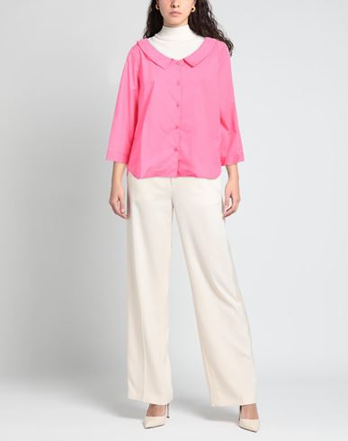 Rossopuro Woman Shirt Fuchsia Size S Cotton