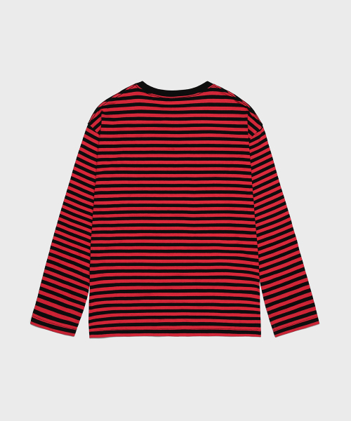 SP Stripe Long Sleeve Red