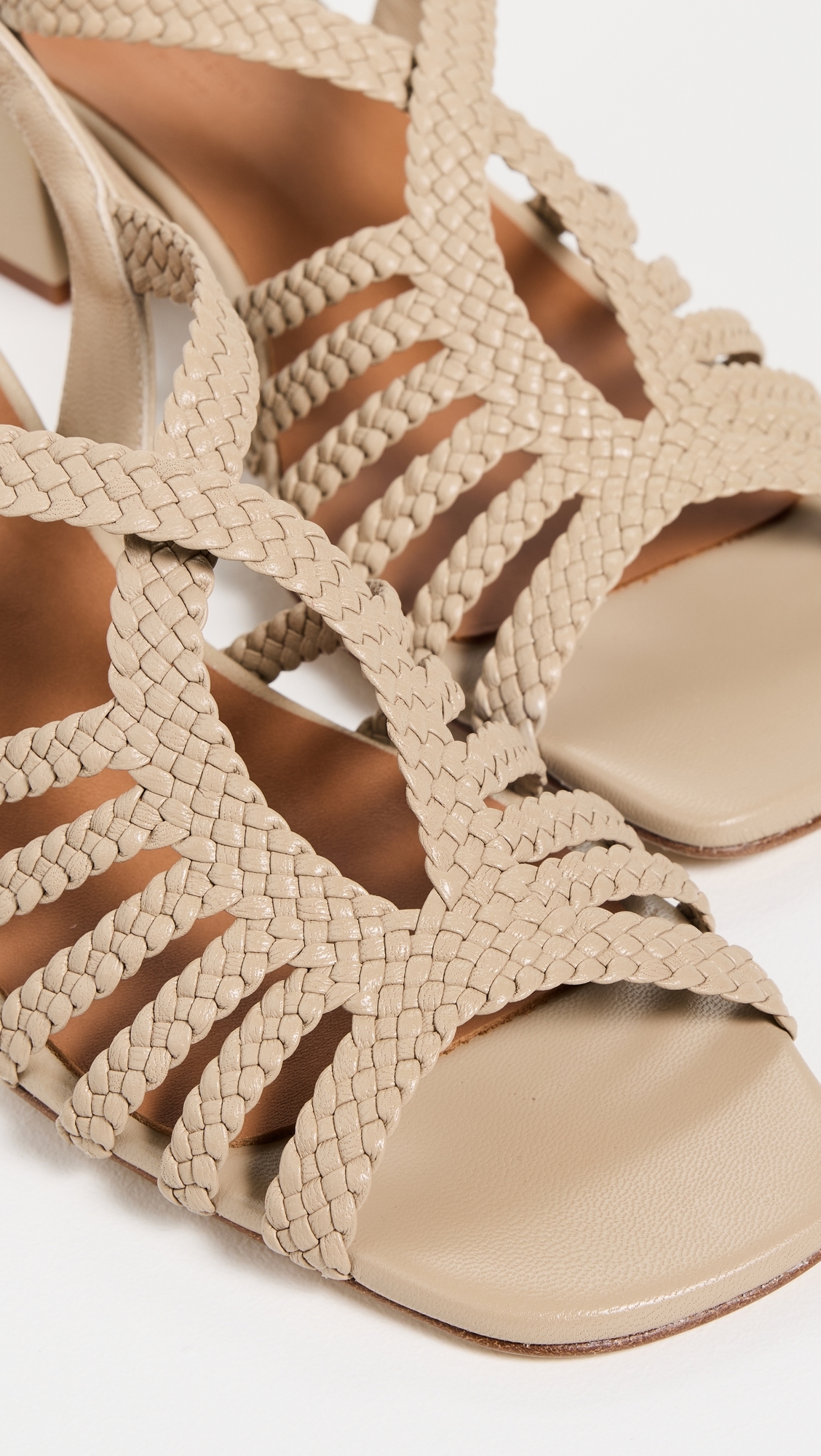 Naguisa Raco Woven Sandals Beige