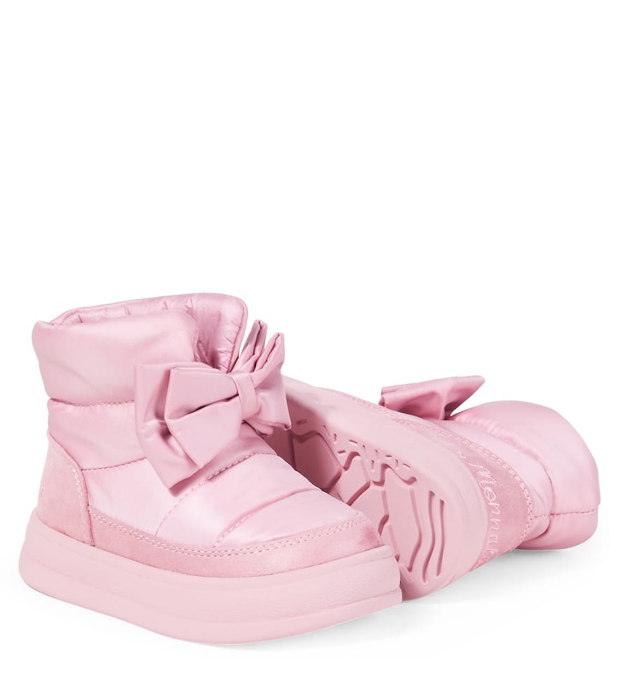 Bow-detail ankle boots