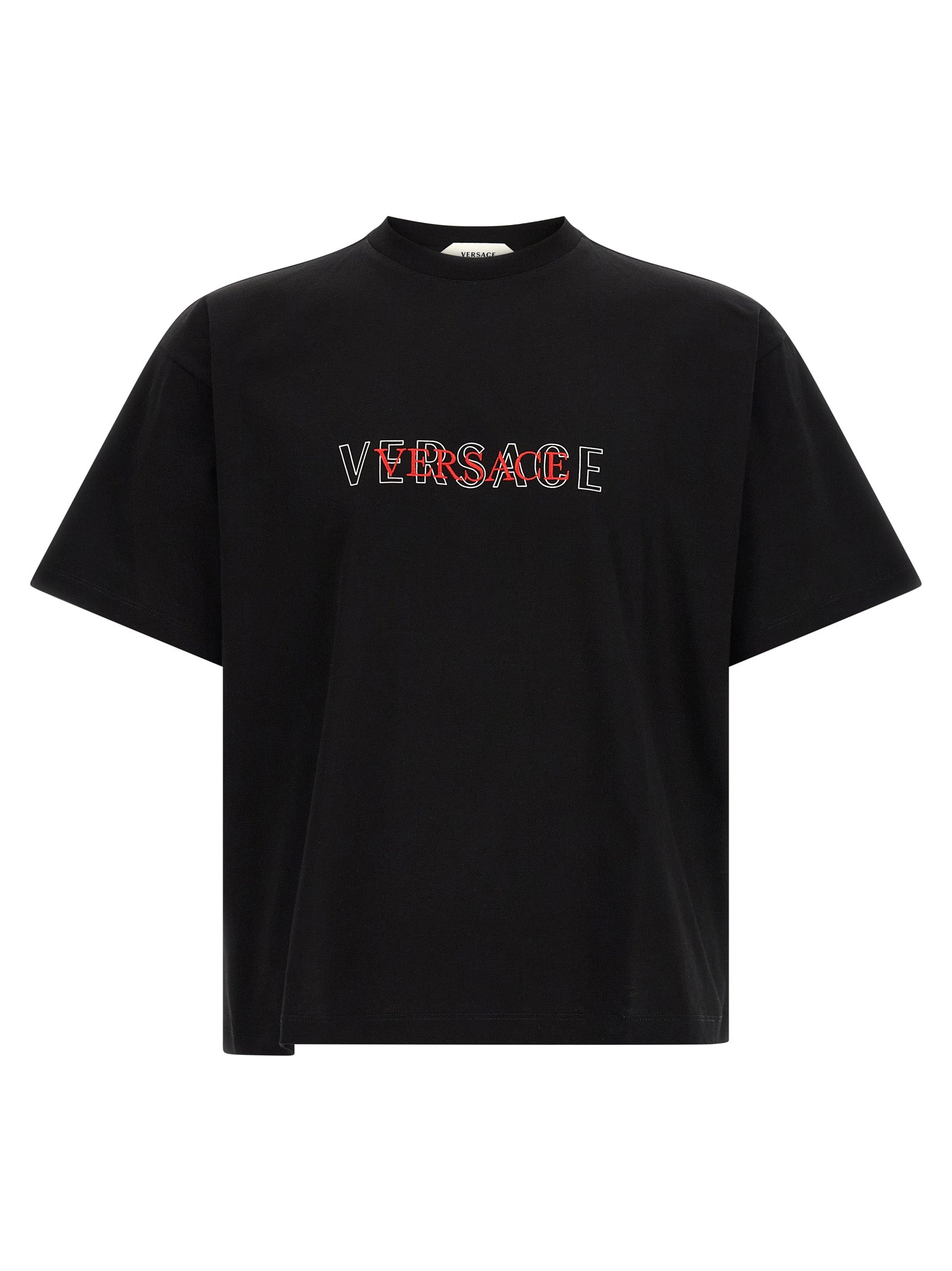 Embroidered Logo T-Shirt — Black