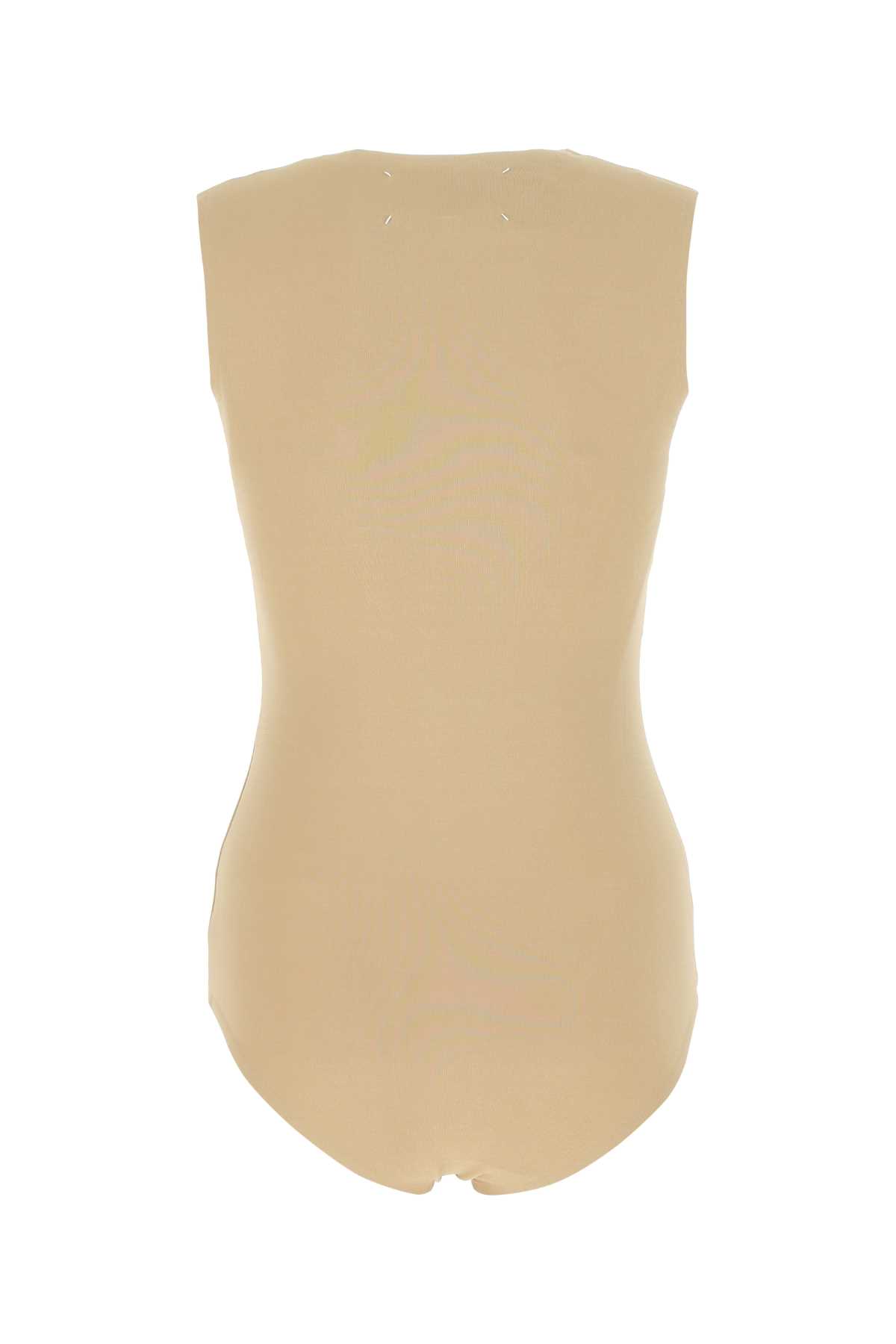 Round-neck sleeveless bodysuit