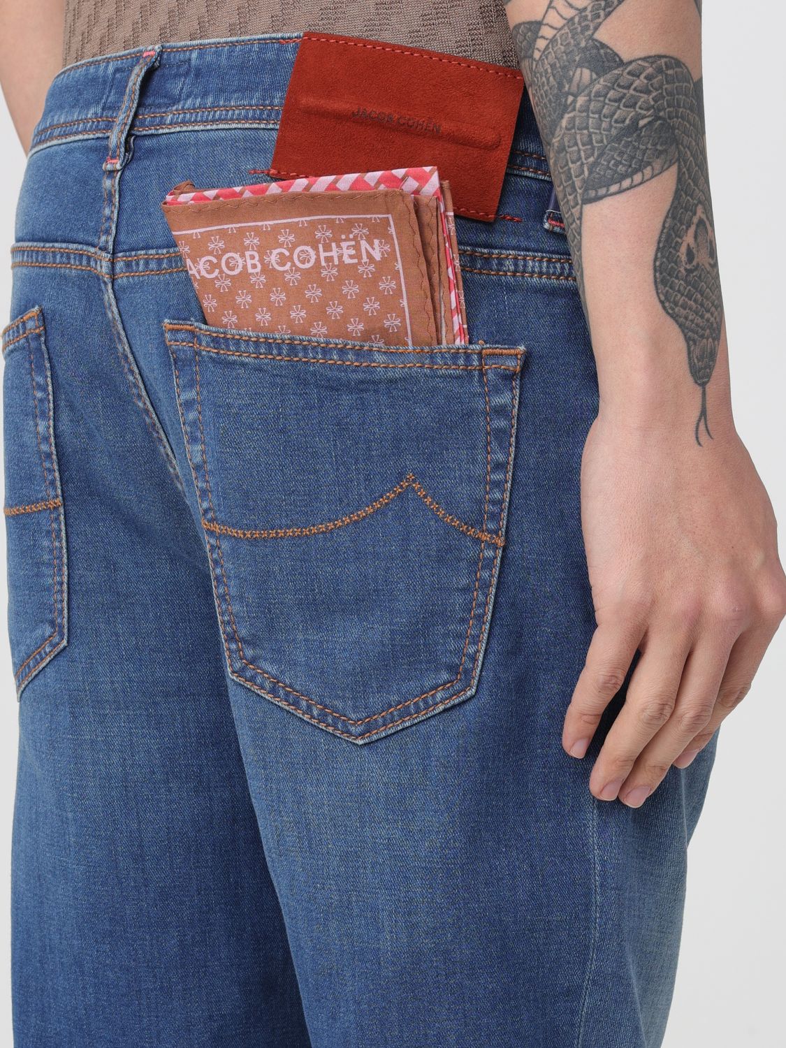 Jeans Men color Navy