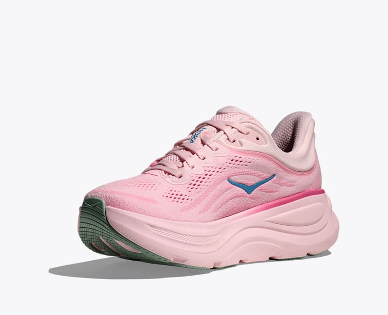 HOKA Women's Bondi 9 Shoes in Rose Tea/Petal