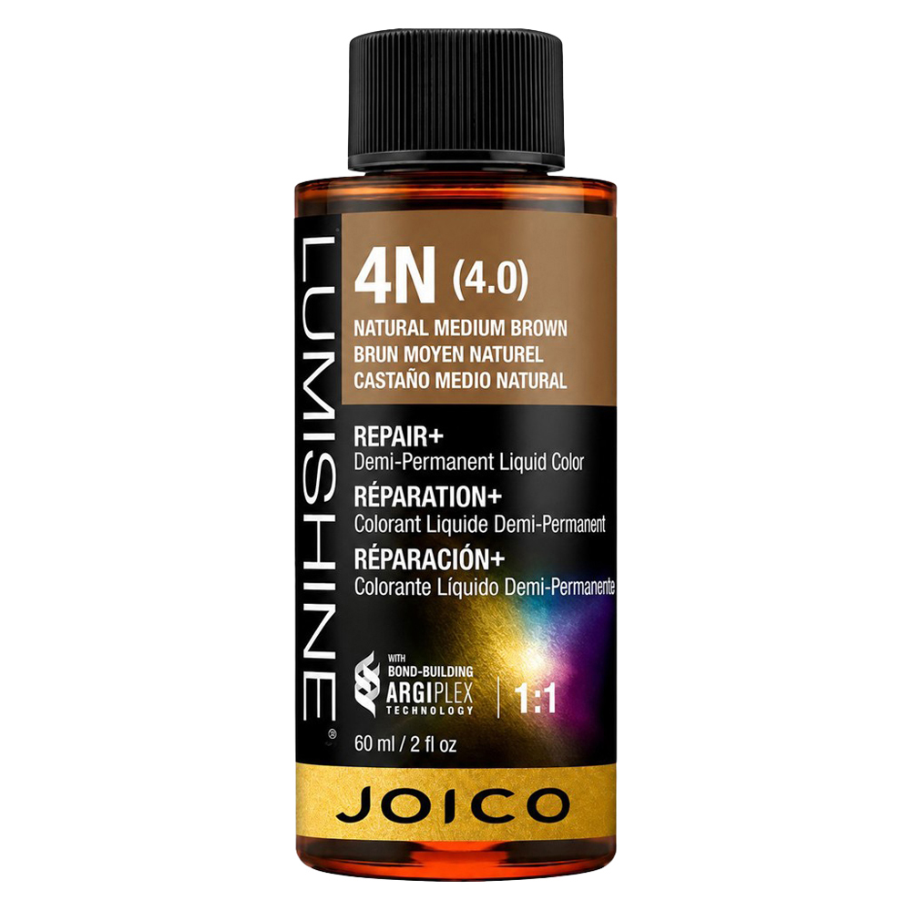 LumiShine Demi-Permanent Liquid Color - 4N - Natural Medium Brown