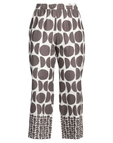 Le Tricot Perugia Woman Pants White Size 6 Linen, Viscose
