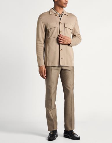 Man Jacket Beige Size M Wool, Silk, Cashmere