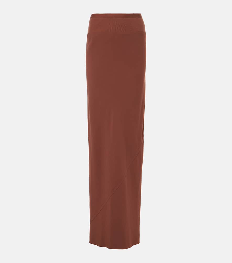 Knitted maxi skirt